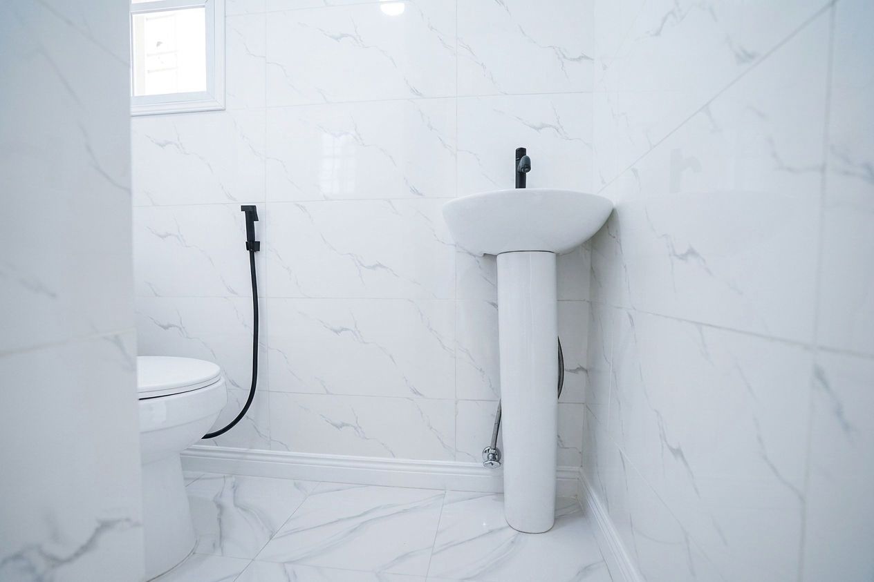 Bathroom overhead view