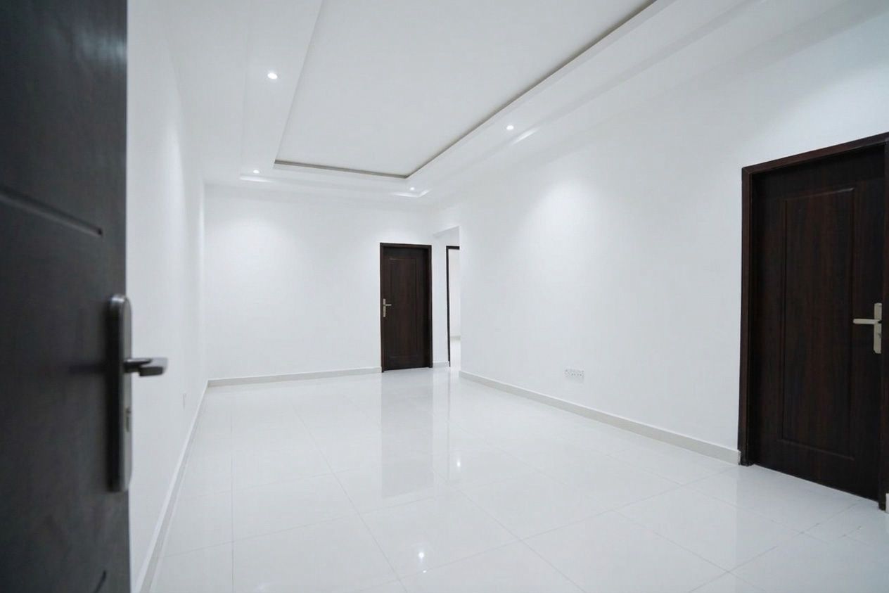 Living room — floor tiles detail